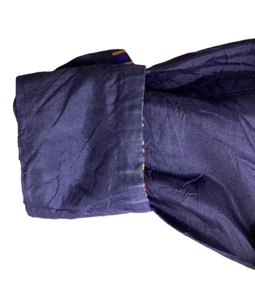 ETRO（エトロ）ETRO (エトロ) シルクシャツ ネイビー サイズ:40の古着・服飾アイテム