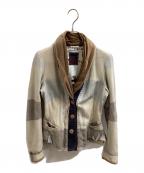 MARITHE+FRANCOIS GIRBAUDマリテフランソワジルボー）の古着「パッチワークジャケット　F7-7075」｜ブラウン