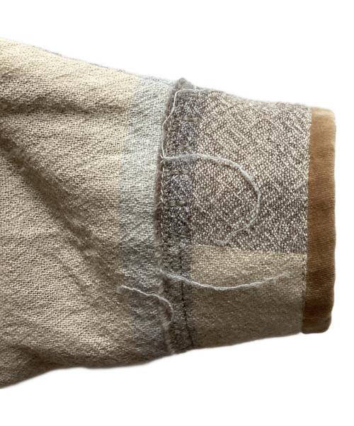 MARITHE+FRANCOIS GIRBAUD（マリテフランソワジルボー）MARITHE+FRANCOIS GIRBAUD (マリテフランソワジルボー) パッチワークジャケット　F7-7075 ブラウン サイズ:Sの古着・服飾アイテム