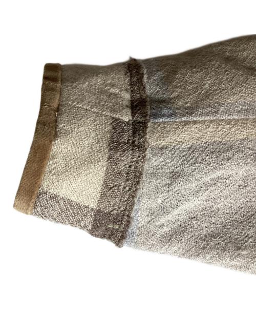 MARITHE+FRANCOIS GIRBAUD（マリテフランソワジルボー）MARITHE+FRANCOIS GIRBAUD (マリテフランソワジルボー) パッチワークジャケット　F7-7075 ブラウン サイズ:Sの古着・服飾アイテム