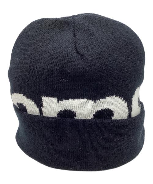 SUPREME（シュプリーム）Supreme　 (シュプリーム) Big Logo Beanie ブラックの古着・服飾アイテム