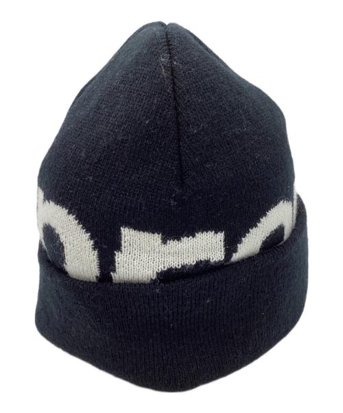 SUPREME（シュプリーム）Supreme　 (シュプリーム) Big Logo Beanie ブラックの古着・服飾アイテム
