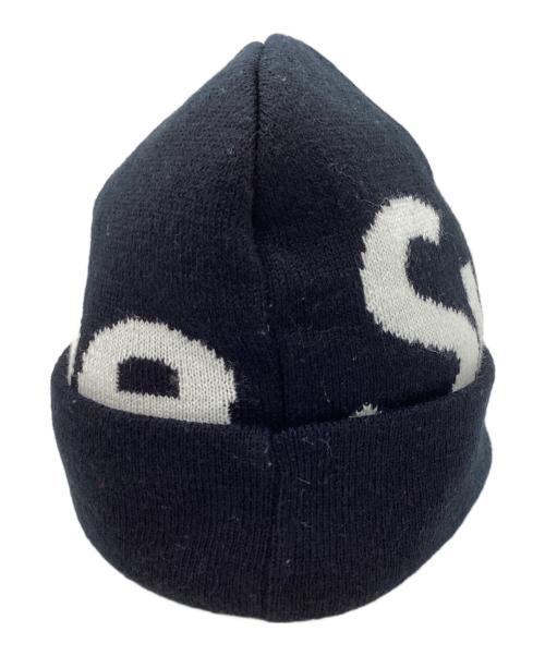 SUPREME（シュプリーム）Supreme　 (シュプリーム) Big Logo Beanie ブラックの古着・服飾アイテム