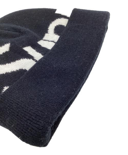 SUPREME（シュプリーム）Supreme　 (シュプリーム) Big Logo Beanie ブラックの古着・服飾アイテム