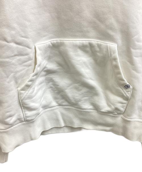 sacai（サカイ）sacai (サカイ) FRAGMENT DESIGN (フラグメントデザイン) プルオーバーパーカー ホワイト サイズ:表記なしの古着・服飾アイテム