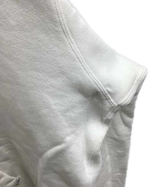 sacai（サカイ）sacai (サカイ) FRAGMENT DESIGN (フラグメントデザイン) プルオーバーパーカー ホワイト サイズ:表記なしの古着・服飾アイテム