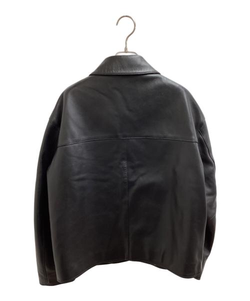 BEAUTY&YOUTH（ビューティーアンドユース）BEAUTY&YOUTH (ビューティーアンドユース) シープレザージップブルゾン　/　12251990224　/　 25AW ブラック サイズ:Lの古着・服飾アイテム