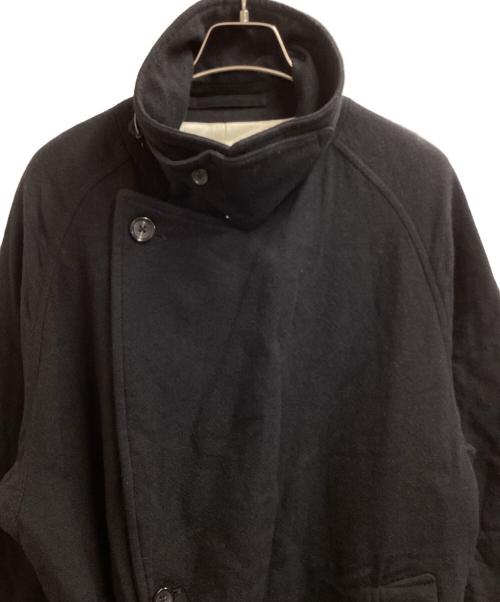 BLURHMS（ブラームス）blurhms (ブラームス) ウールトレンチコート　/　BHS25FBY001 ブラック サイズ:2の古着・服飾アイテム