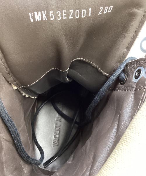 VACANT Archive（ベイカントアーカイブ）VACANT ARCHIVE (ベイカントアーカイブ) VESPER COMBAT BOOTS / VMK53ESZ001 ブラウン サイズ:28cmの古着・服飾アイテム