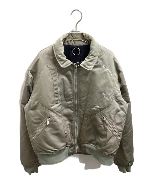 HELIOT EMIL（ヘリオットエミル）HELIOT EMIL (ヘリオットエミル) 2WAYボンバージャケット ベージュ サイズ:52の古着・服飾アイテム