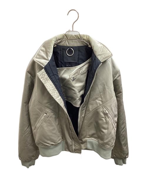 HELIOT EMIL（ヘリオットエミル）HELIOT EMIL (ヘリオットエミル) 2WAYボンバージャケット ベージュ サイズ:52の古着・服飾アイテム