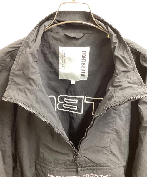 TIGHTBOOTH PRODUCTION（タイトブースプロダクション）TIGHTBOOTH PRODUCTION (タイトブースプロダクション) BIG LOGO ANORAK / ビッグロゴアノラック ブラック サイズ:Lの古着・服飾アイテム