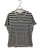 Yohji Yamamoto pour hommeヨウジヤマモト プールオム）の古着「STAFF TEE　HW-T14-270」｜ホワイト×ブラック