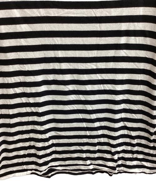 Yohji Yamamoto pour homme（ヨウジヤマモト プールオム）Yohji Yamamoto pour homme (ヨウジヤマモト プールオム) STAFF TEE　HW-T14-270 ホワイト×ブラック サイズ:3の古着・服飾アイテム