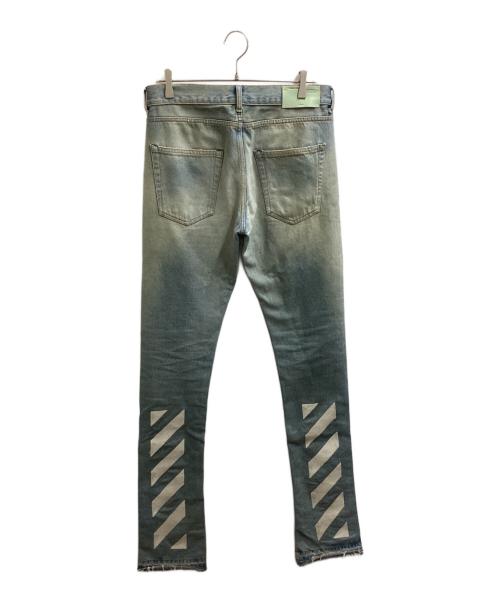 OFFWHITE（オフホワイト）OFFWHITE (オフホワイト) バイアスデニムパンツ　OMYA062S20386022 インディゴ サイズ:31の古着・服飾アイテム