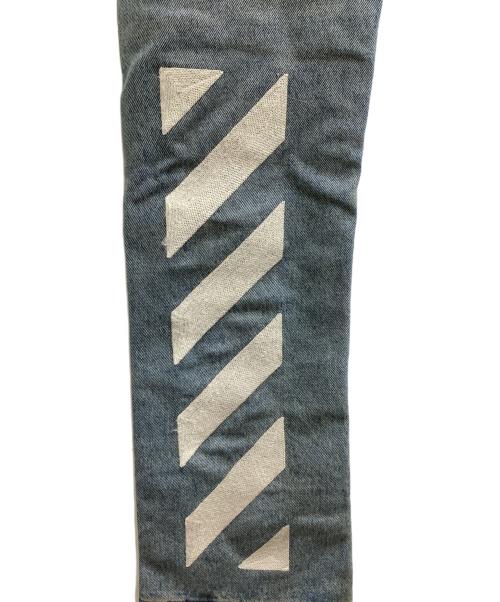 OFFWHITE（オフホワイト）OFFWHITE (オフホワイト) バイアスデニムパンツ　OMYA062S20386022 インディゴ サイズ:31の古着・服飾アイテム