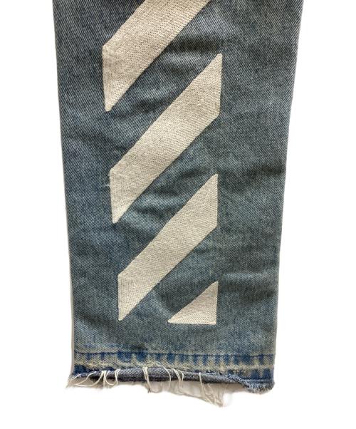 OFFWHITE（オフホワイト）OFFWHITE (オフホワイト) バイアスデニムパンツ　OMYA062S20386022 インディゴ サイズ:31の古着・服飾アイテム