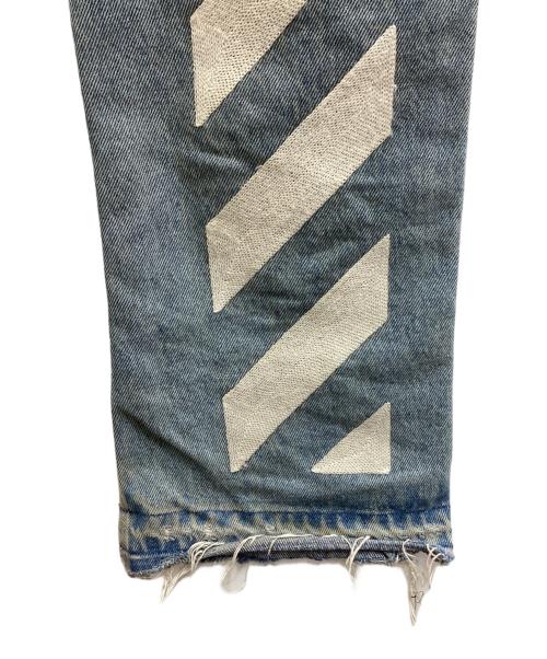 OFFWHITE（オフホワイト）OFFWHITE (オフホワイト) バイアスデニムパンツ　OMYA062S20386022 インディゴ サイズ:31の古着・服飾アイテム