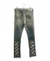 OFFWHITE (オフホワイト) バイアスデニムパンツ　OMYA062S20386022 インディゴ サイズ:31：12000円
