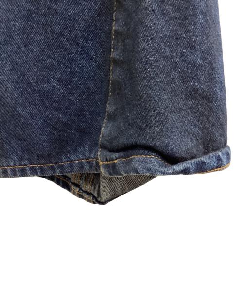 NVRFRGT（ネヴァーフォーゲット）NVRFRGT (ネヴァーフォーゲット) 3D TWISTED WIDE LEG JEANS / EXW251P01 / WISM別注 インディゴ サイズ:1の古着・服飾アイテム