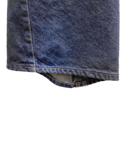 NVRFRGT（ネヴァーフォーゲット）NVRFRGT (ネヴァーフォーゲット) 3D TWISTED WIDE LEG JEANS / EXW251P01 / WISM別注 インディゴ サイズ:1の古着・服飾アイテム