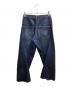 NVRFRGT (ネヴァーフォーゲット) 3D TWISTED WIDE LEG JEANS / EXW251P01 / WISM別注 インディゴ サイズ:1：17000円