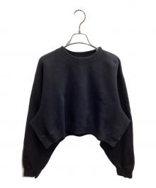 HYKE（ハイク）の古着「クロップドスウェット」｜ブラック