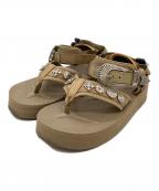 suicoke×TOGA ARCHIVESスイコック×トーガアーカイブス）の古着「別注 TONO ウエスタンメタル ストラップサンダル / TC31-AJ502 / 23SS」｜ベージュ