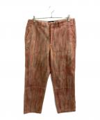 stussyステューシー）の古着「DYED UNIFORM PANTS / 製品染めパンツ / 116479」｜レッド