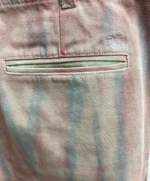 stussy（ステューシー）stussy (ステューシー) DYED UNIFORM PANTS / 製品染めパンツ / 116479 レッド サイズ:34の古着・服飾アイテム