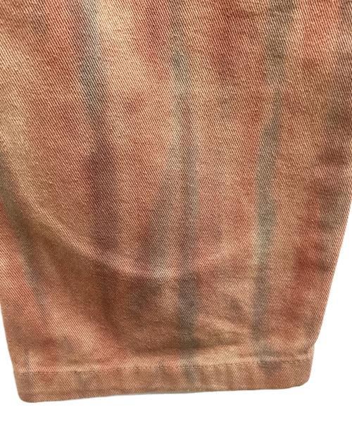 stussy（ステューシー）stussy (ステューシー) DYED UNIFORM PANTS / 製品染めパンツ / 116479 レッド サイズ:34の古着・服飾アイテム