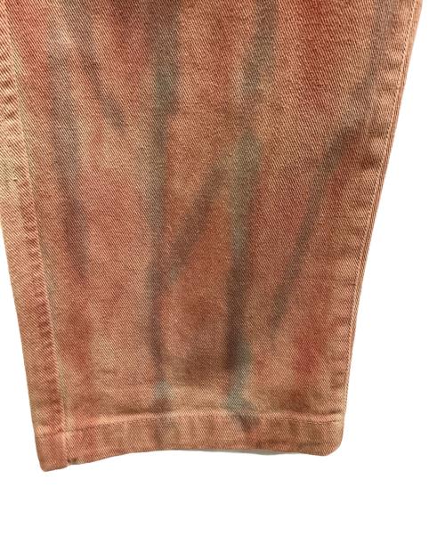 stussy（ステューシー）stussy (ステューシー) DYED UNIFORM PANTS / 製品染めパンツ / 116479 レッド サイズ:34の古着・服飾アイテム