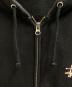 中古・古着 stussy (ステューシー) LOGO ZIP HOODIE / ロゴジップパーカー /  ブラック サイズ:L：6000円