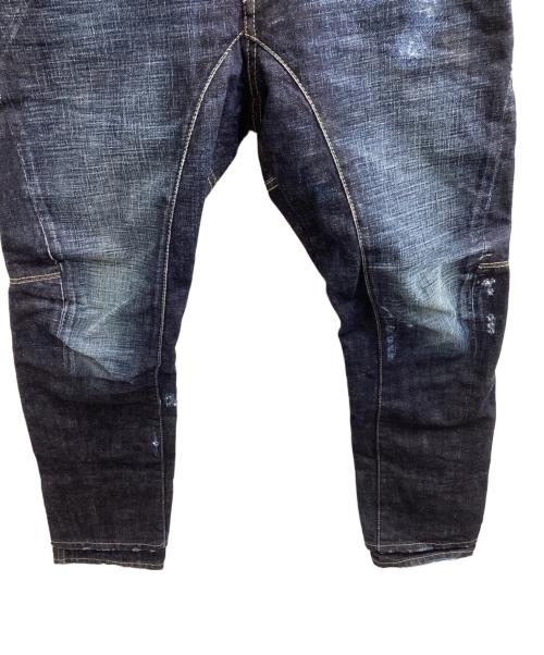 DSQUARED2（ディースクエアード）DSQUARED2 (ディースクエアード) DRING BIKER JEANS / ここのえ期 / 71LA266 インディゴ サイズ:44の古着・服飾アイテム