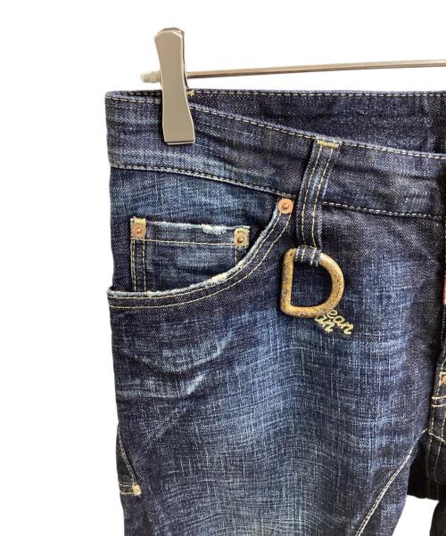 DSQUARED2（ディースクエアード）DSQUARED2 (ディースクエアード) DRING BIKER JEANS / ここのえ期 / 71LA266 インディゴ サイズ:44の古着・服飾アイテム