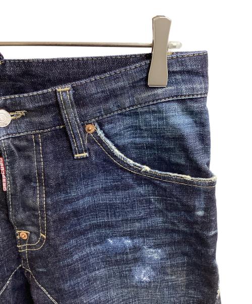 DSQUARED2（ディースクエアード）DSQUARED2 (ディースクエアード) DRING BIKER JEANS / ここのえ期 / 71LA266 インディゴ サイズ:44の古着・服飾アイテム