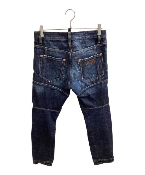 DSQUARED2（ディースクエアード）DSQUARED2 (ディースクエアード) DRING BIKER JEANS / ここのえ期 / 71LA266 インディゴ サイズ:44の古着・服飾アイテム