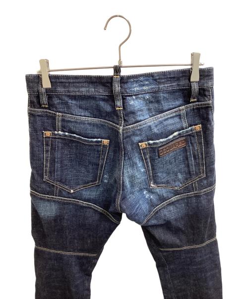 DSQUARED2（ディースクエアード）DSQUARED2 (ディースクエアード) DRING BIKER JEANS / ここのえ期 / 71LA266 インディゴ サイズ:44の古着・服飾アイテム