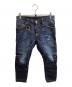 DSQUARED2（ディースクエアード）の古着「DRING BIKER JEANS / ここのえ期 / 71LA266」｜インディゴ