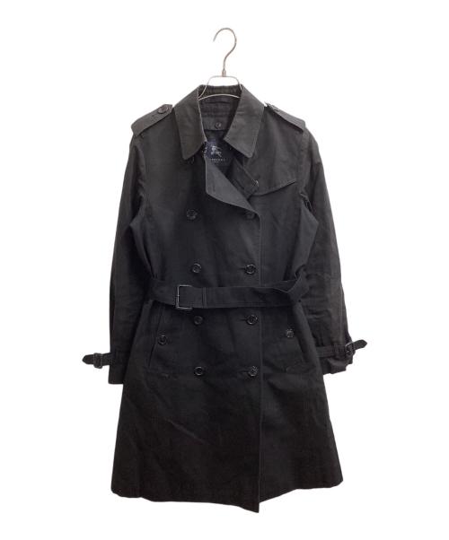 BURBERRY LONDON（バーバリーロンドン）BURBERRY LONDON (バーバリーロンドン) ノバチェックブラックライナーダブルトレンチコート ブラック サイズ:40の古着・服飾アイテム
