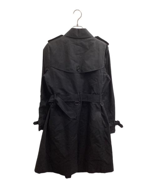 BURBERRY LONDON（バーバリーロンドン）BURBERRY LONDON (バーバリーロンドン) ノバチェックブラックライナーダブルトレンチコート ブラック サイズ:40の古着・服飾アイテム