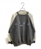 NIKEナイキ）の古着「2トーンスウェット / 90s / 銀タグ」｜グレー