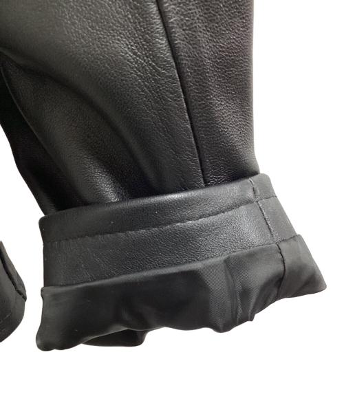 KATHARINE HAMNETT（キャサリンハムネット）KATHARINE HAMNETT (キャサリンハムネット) シングルライダースジャケット　934G7603 ブラック サイズ:XLの古着・服飾アイテム