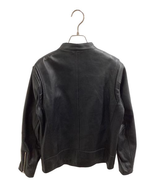 KATHARINE HAMNETT（キャサリンハムネット）KATHARINE HAMNETT (キャサリンハムネット) シングルライダースジャケット　934G7603 ブラック サイズ:XLの古着・服飾アイテム