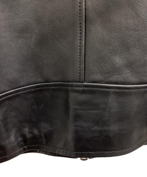 KATHARINE HAMNETT（キャサリンハムネット）KATHARINE HAMNETT (キャサリンハムネット) シングルライダースジャケット　934G7603 ブラック サイズ:XLの古着・服飾アイテム