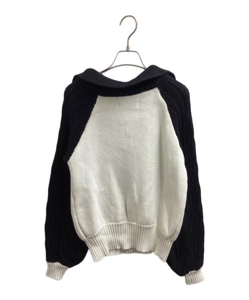 ANDMARY（アンドマリー）ANDMARY (アンドマリー) Marie knit tops ホワイト サイズ:Fの古着・服飾アイテム
