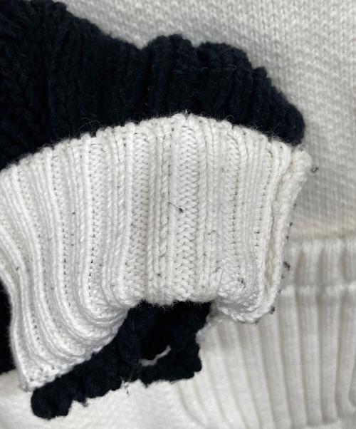 ANDMARY（アンドマリー）ANDMARY (アンドマリー) Marie knit tops ホワイト サイズ:Fの古着・服飾アイテム