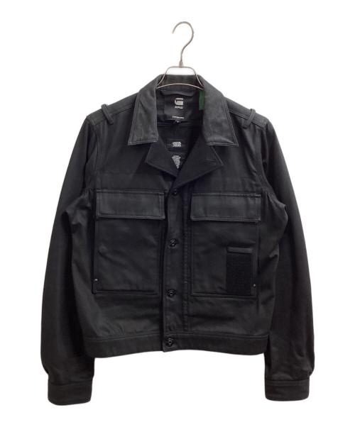 G-STAR RAW（ジースターロゥ）G-STAR RAW (ジースターロゥ) utility flap pocket jacket ブラック サイズ:Ｍの古着・服飾アイテム