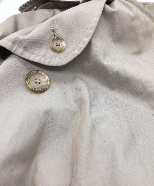 Burberry's（バーバリーズ）Burberry's (バーバリーズ) 裏地ノバチェック ライナー付トレンチコート / WD030-902-46 / 推定70～80ｓ イングランド製 オリーブ サイズ:表記なしの古着・服飾アイテム