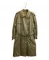 Burberry's（バーバリーズ）の古着「裏地ノバチェック ライナー付トレンチコート / WD030-902-46 / 推定70～80ｓ イングランド製」｜オリーブ